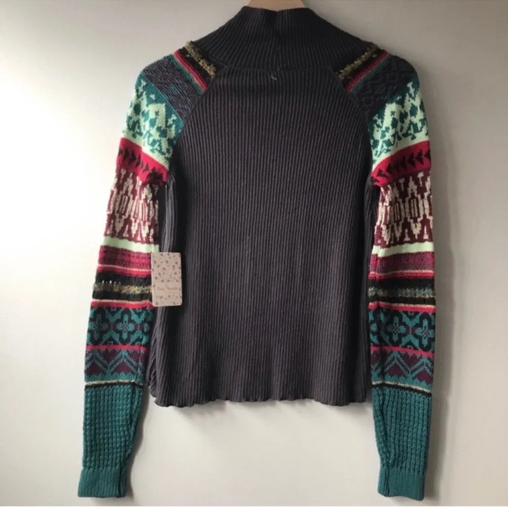 NWT Free People Prism sweater Size XS